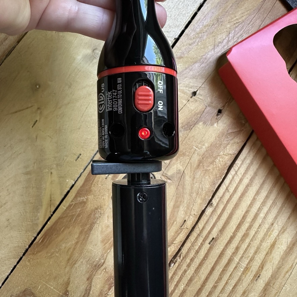 BaByliss Luxe 1 Red Ferrari Curling Wand Smooth Titanium Ceramic Coated Barrel - Picture 9 of 13